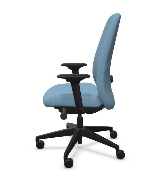 HEJis3 HJ116 office chair at an angle showing the seat and base