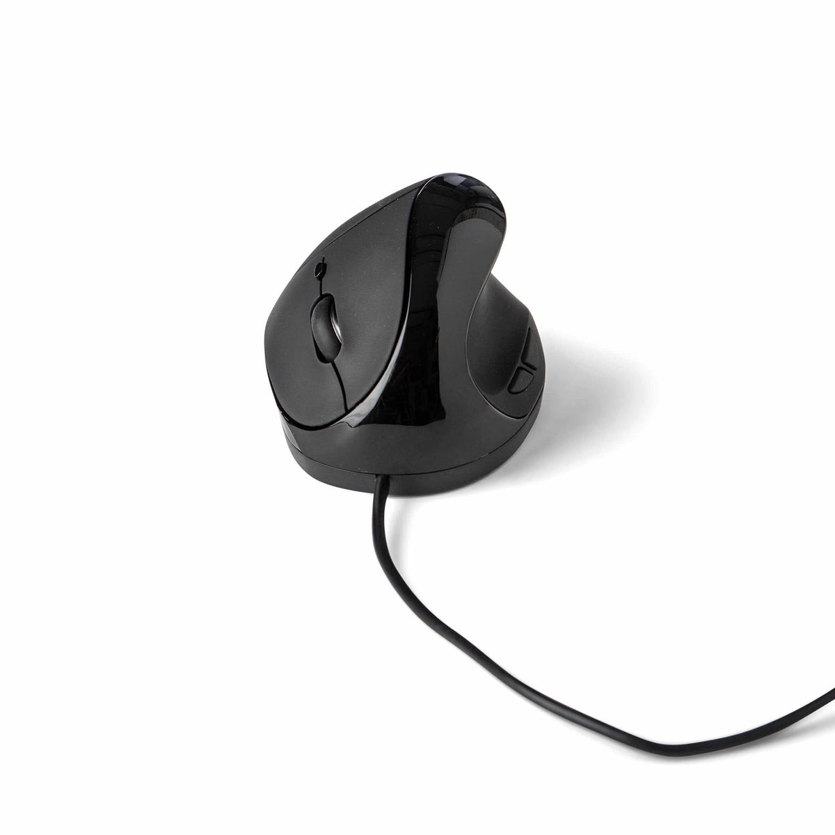 Comfi 2 wired vertical mouse seen from the side