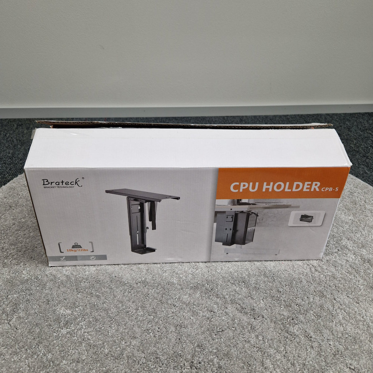 Outlet - CPU teline, musta - avattu pakkaus