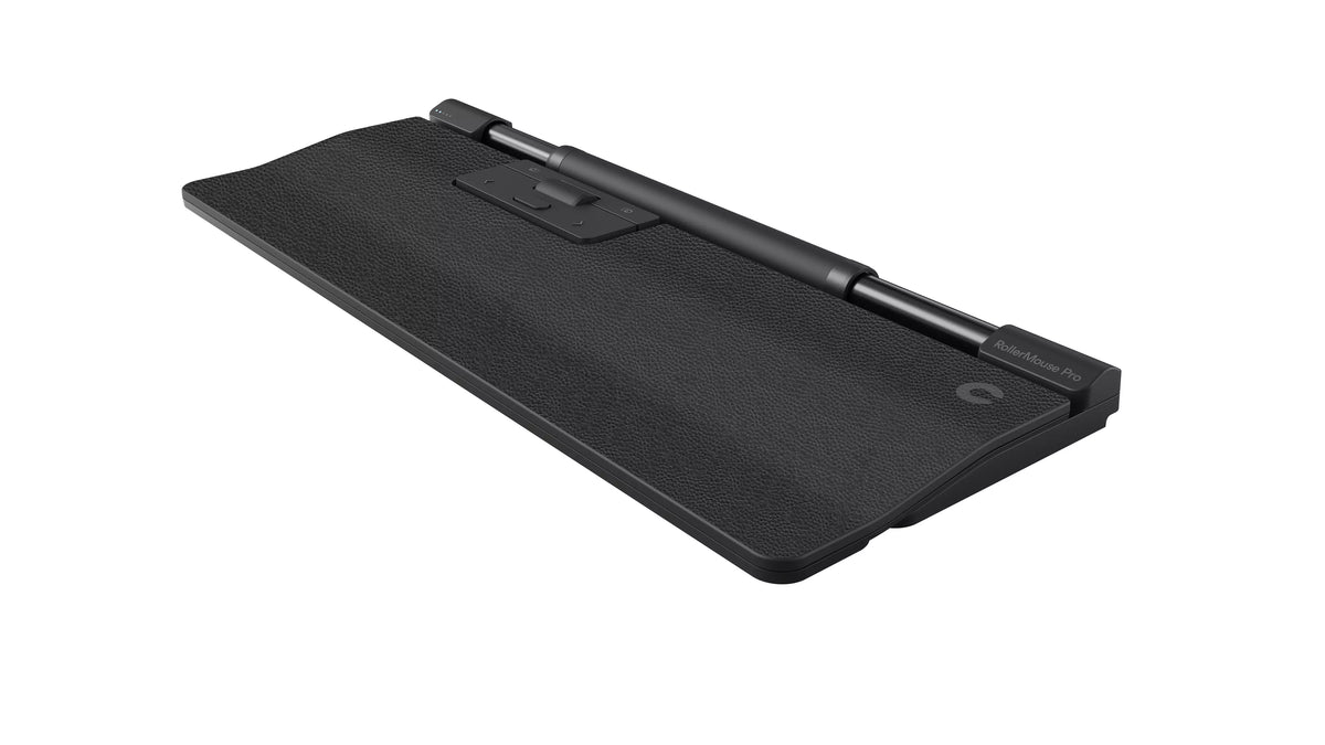 RollerMouse Pro Regular wireless seen from the side, showing the wrist rest