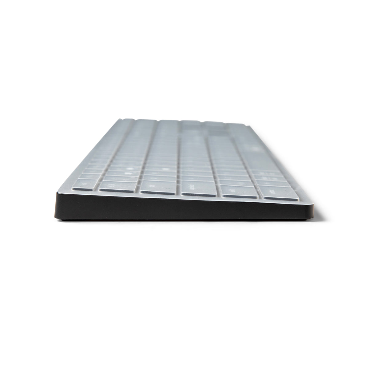 NordType X3 keyboard viewed from the front edge showing its low profile