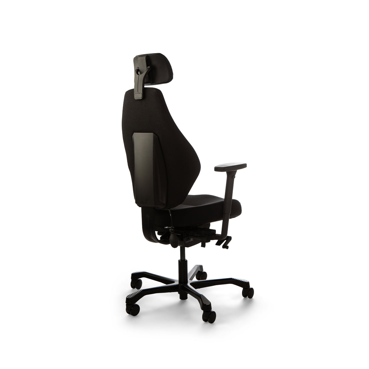 Josefin office chair viewed from the side, showing the backrest profile