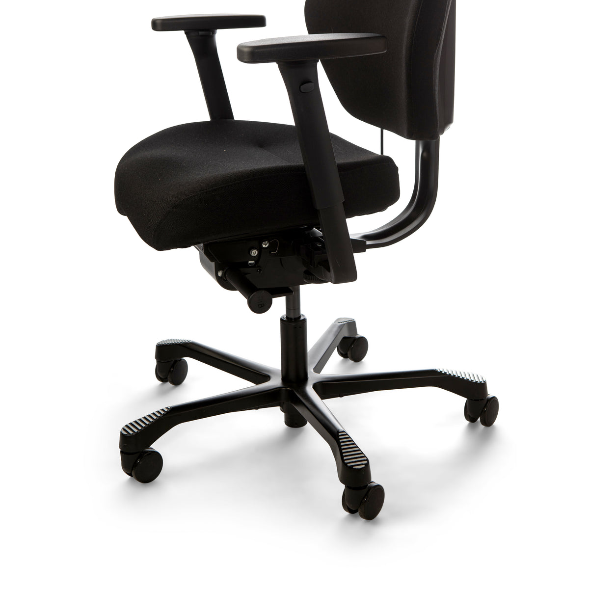 Josefin office chair seen from above, showing the seat and mechanism