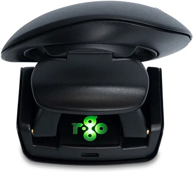 R-Go Twister ergonomic mouse with the green break-indicator light illuminated