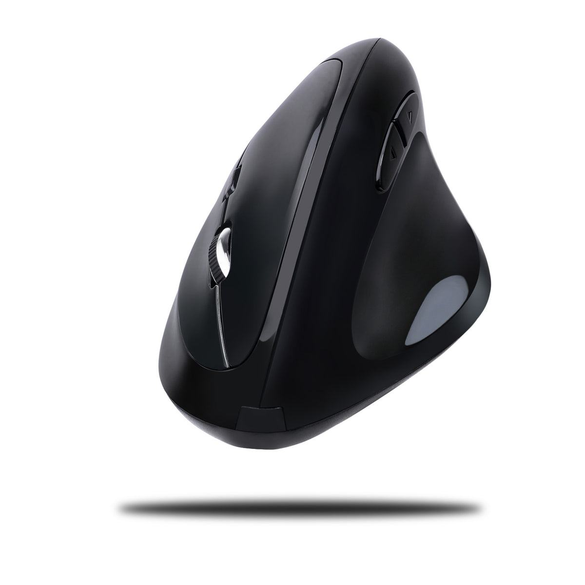 iMouse E30 programmable right-handed wireless vertical mouse in black