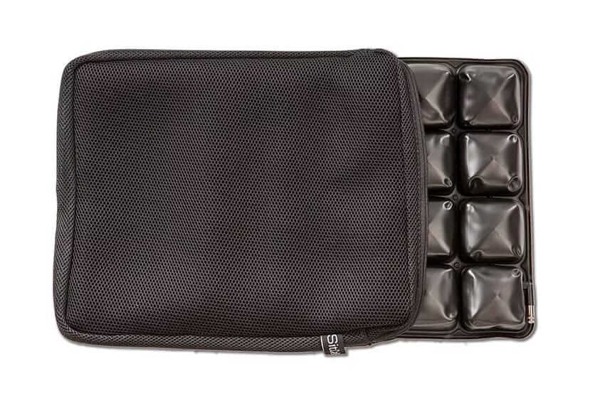 SitCell ergonomic air cushion seat seen from above, showing the quilted surface